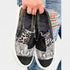 Gleame.-Schoenen-Gleame Sneakers - Vrouwelijke casual platte sneakers in denim