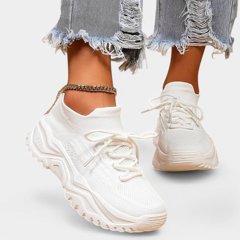 Gleame.-Schoenen-Gleame sneaker - stijlvolle dames sneaker met chunky zool