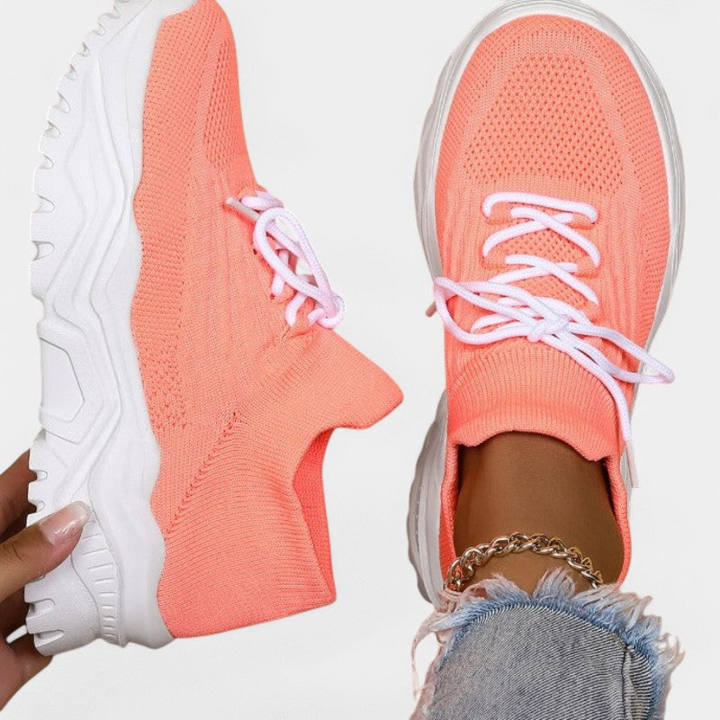 Gleame.-Schoenen-Gleame sneaker - stijlvolle dames sneaker met chunky zool