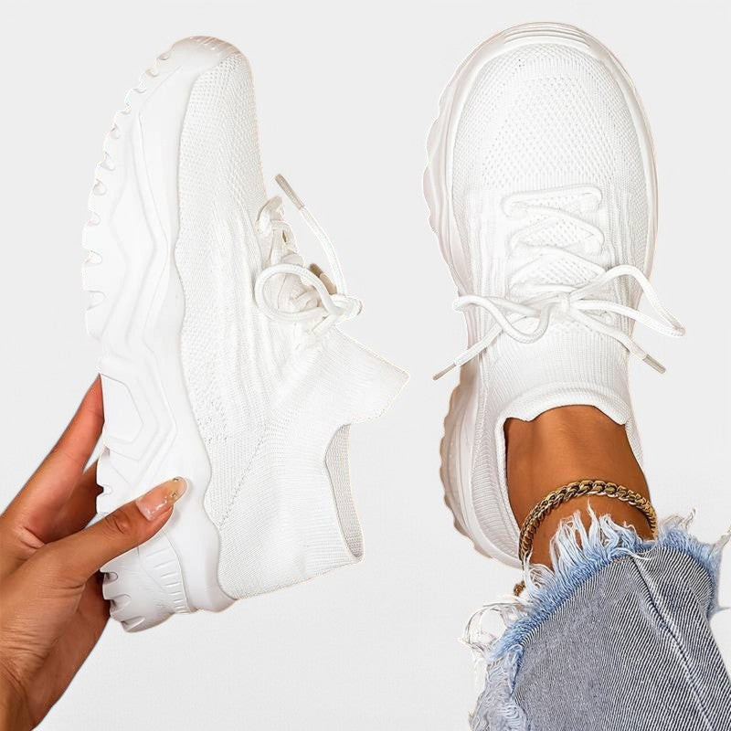 Gleame.-Schoenen-Gleame sneaker - stijlvolle dames sneaker met chunky zool