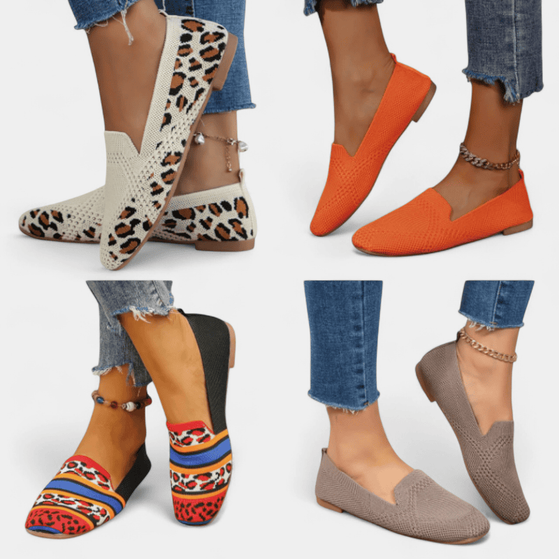 Gleame.-Shoes-Gleame Loafers - Ademende instappers van gebreid materiaal