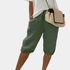 Gleame.-Shorts-Gleame Korte broek - Comfortabele linnen driekwart broek met elastische taille