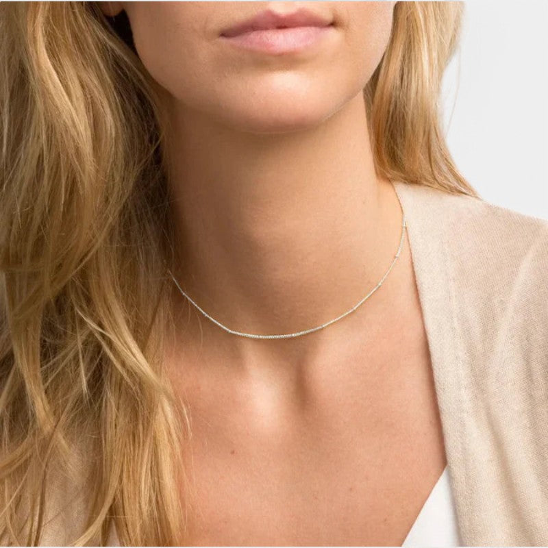 Gleame.-Sieraden-Gleame Choker Necklace - Elegante choker met tijdloze uitstraling