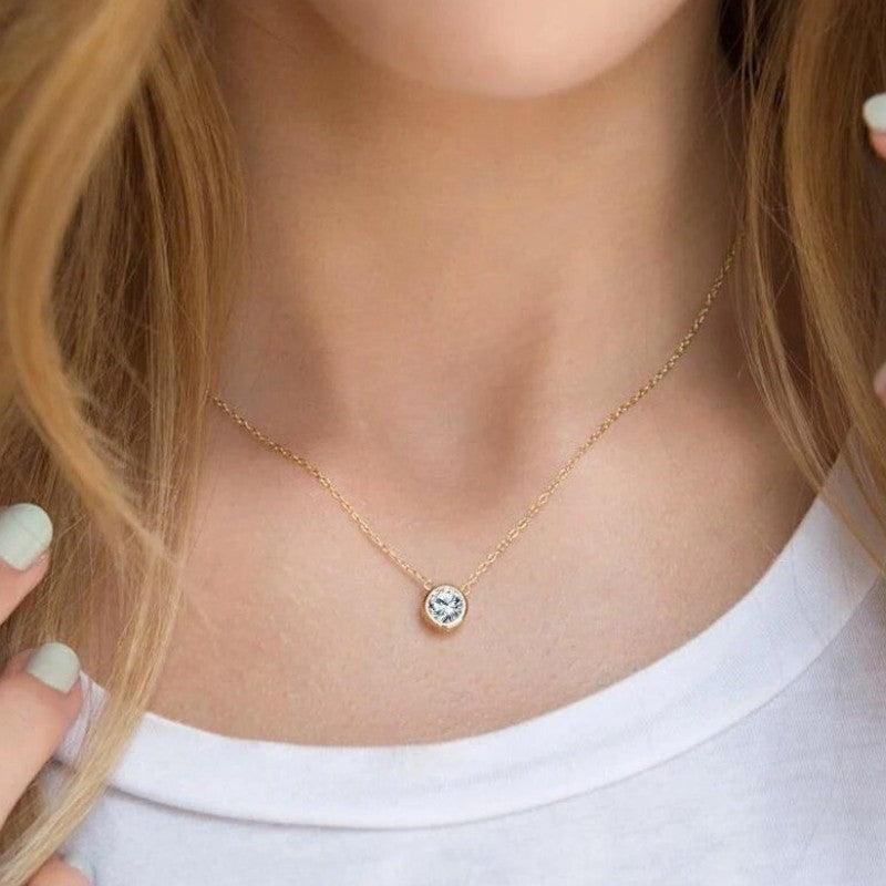 Gleame.-Sieraden-Gleame Hanger - Minimalistische stijl kleurrijke ketting voor vrouwen