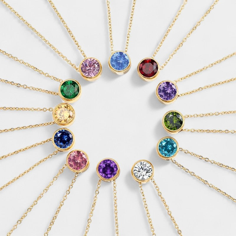 Gleame.-Sieraden-Gleame Hanger - Minimalistische stijl kleurrijke ketting voor vrouwen