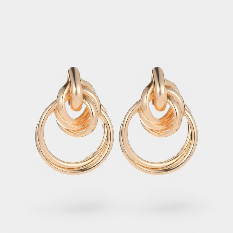 Gleame.-Sieraden-Gleame Oorbellen - 14K vergulde Franse punk rand oorbellen