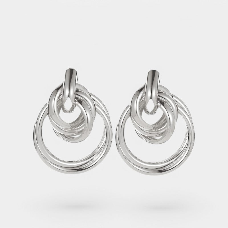 Gleame.-Sieraden-Gleame Oorbellen - 14K vergulde Franse punk rand oorbellen