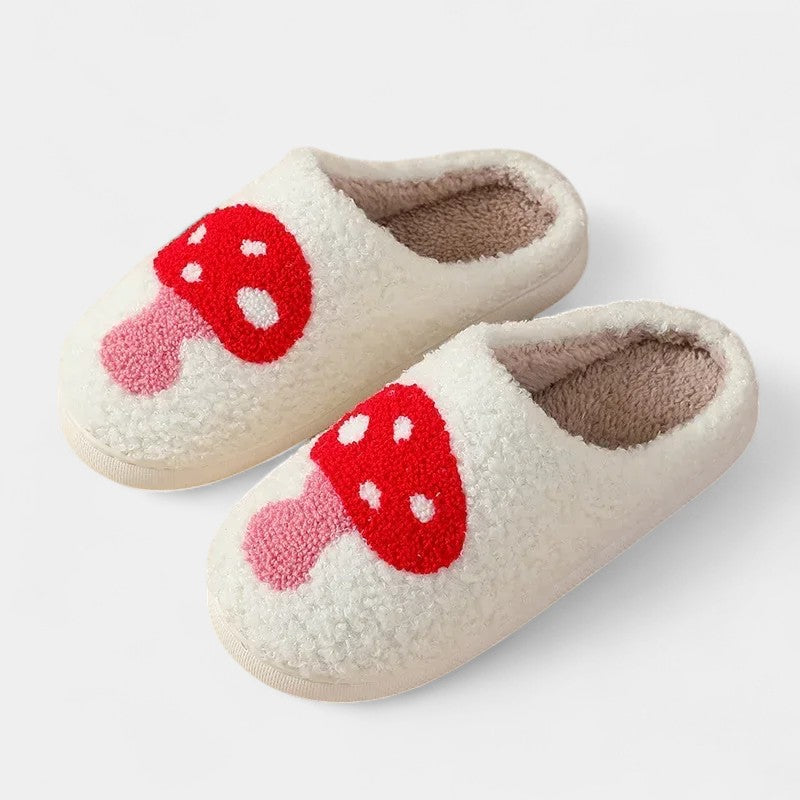Gleame.-Sloffen-Gleame Dames Pantoffels - Zachte sloffen met speelse motieven en warme voering