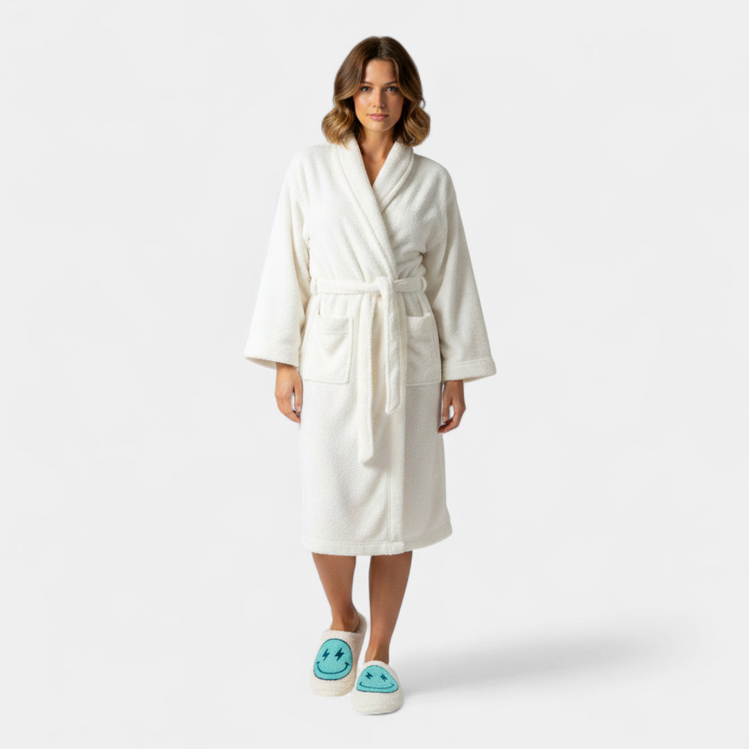 Gleame.-Sloffen-Gleame Damespantoffels - Warme pantoffels met bliksem smiley patroon