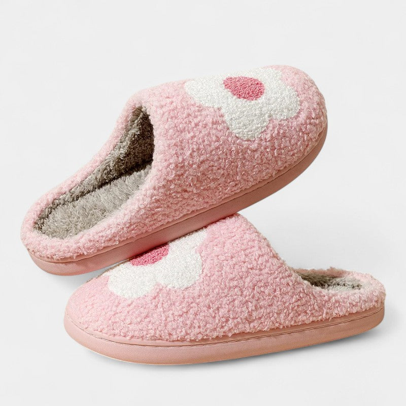 Gleame.-Sloffen-Gleame Pantoffels Dames - Warme pantoffels met bloemendessin en comfortabele pasvorm