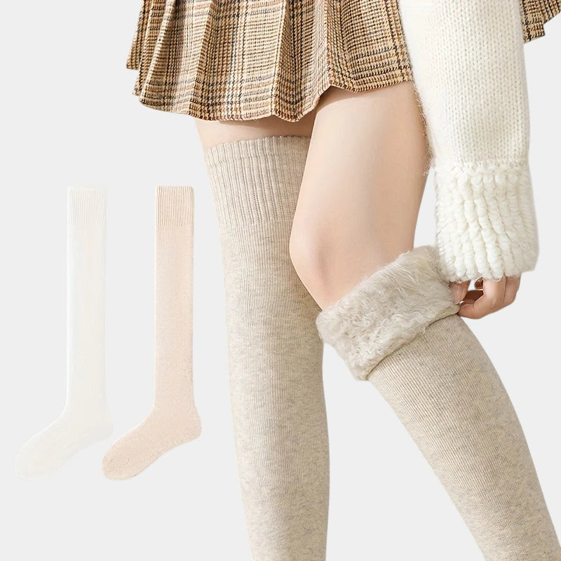 Gleame.-Sokken-Gleame overknee sokken - elegante kniesokken voor dames