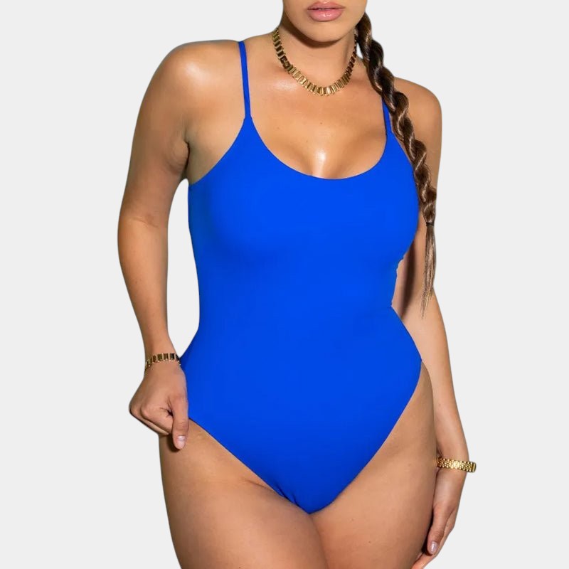 Gleame.-Swimwear-Gleame Badpak - Braided back badpak voor dames met comfort
