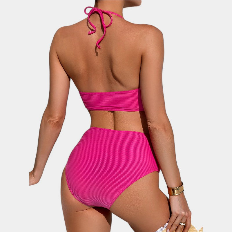 Gleame.-Swimwear-Gleame Badpak - Dames halter zwemkleding in diverse kleuren