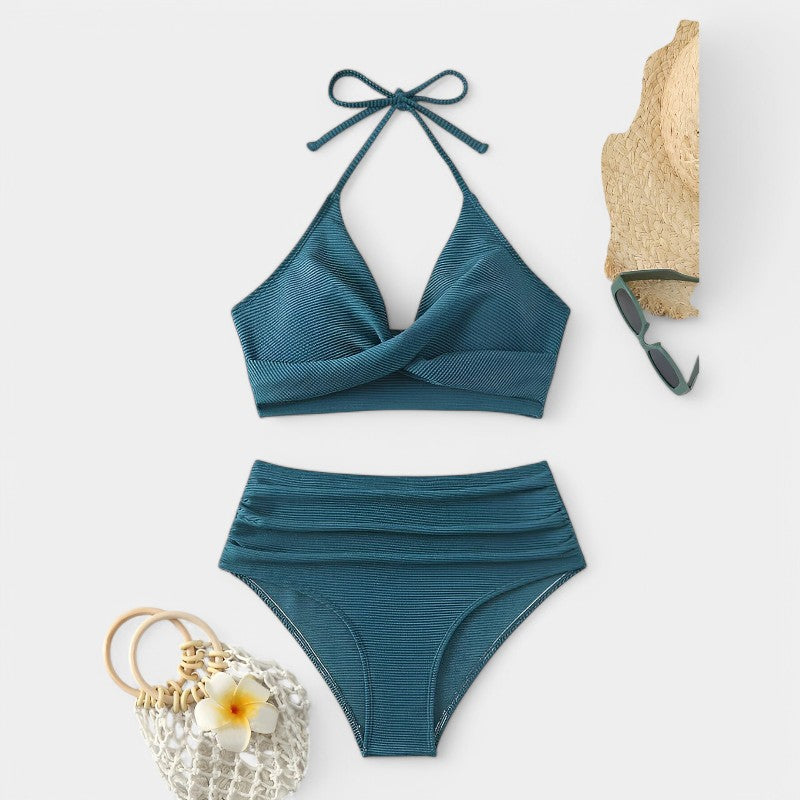 Gleame.-Swimwear-Gleame Badpak - Dames halter zwemkleding in diverse kleuren