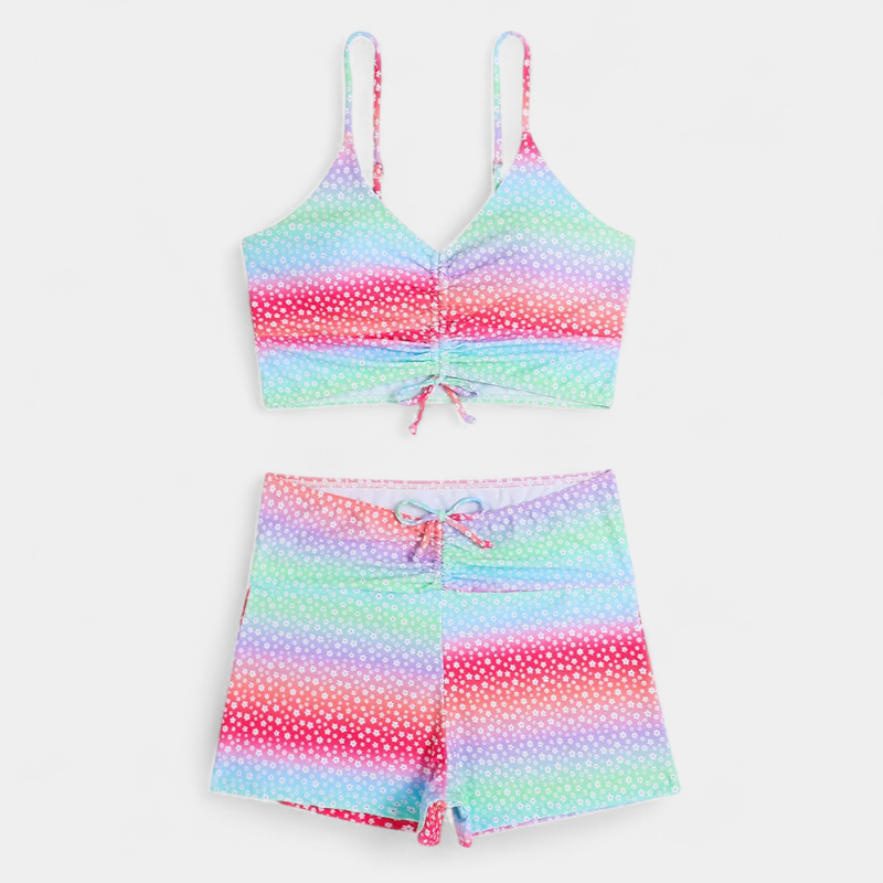 Gleame.-Swimwear Summer-Gleame bikini - tweedelige set met bloemenprint voor dames