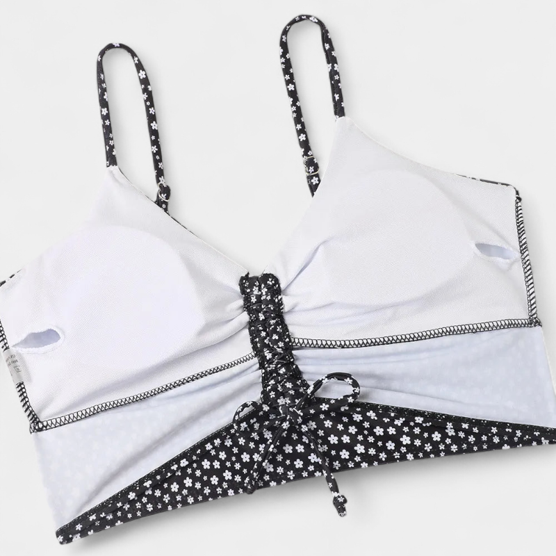 Gleame.-Swimwear Summer-Gleame bikini - tweedelige set met bloemenprint voor dames