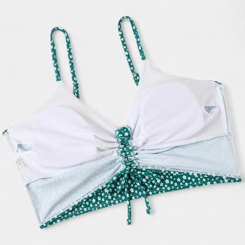 Gleame.-Swimwear Summer-Gleame bikini - tweedelige set met bloemenprint voor dames