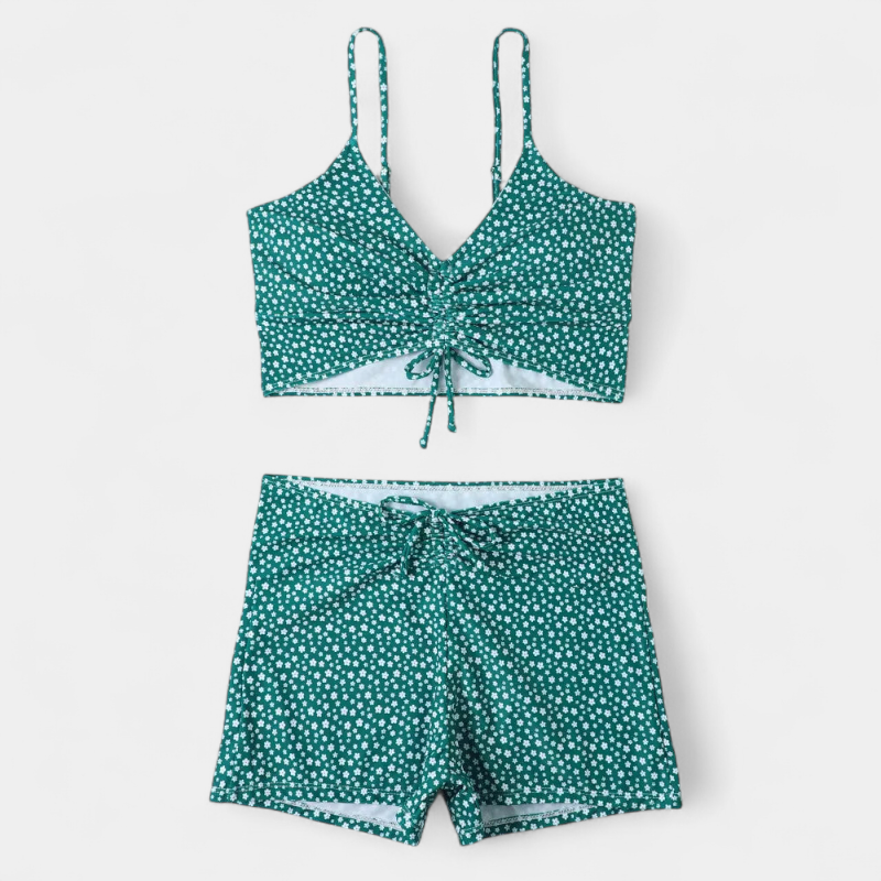 Gleame.-Swimwear Summer-Gleame bikini - tweedelige set met bloemenprint voor dames