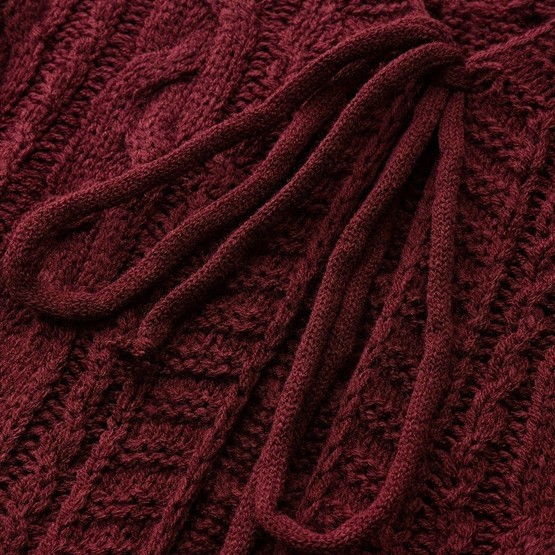 Gleame.-T-shirts & hemden-Gleame Cardigan - Dames lange mouwen V-hals met lantern mouwen