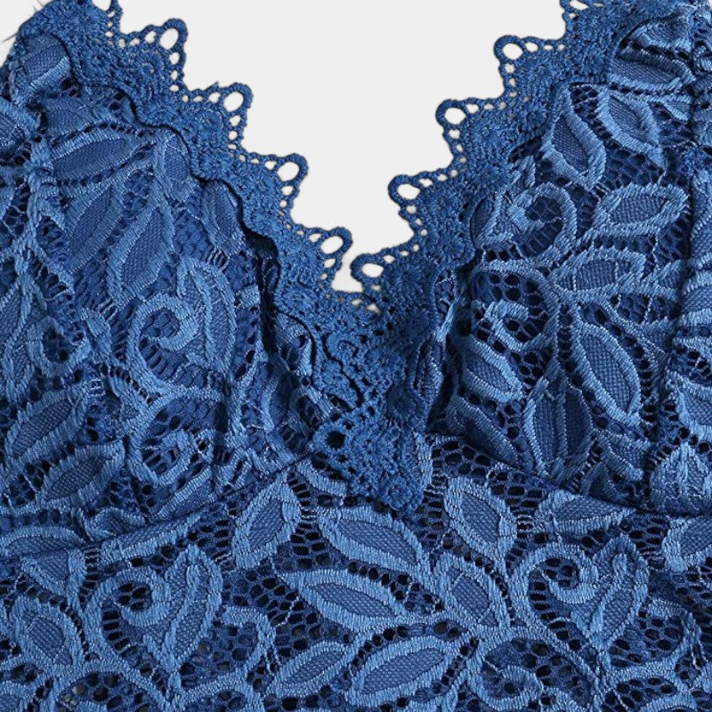 Gleame.-T-shirts & hemden-Gleame Mesh Top - Een zomerse en stijlvolle top voor vrouwen