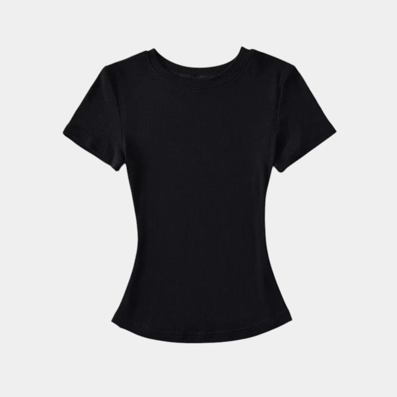 Gleame.-T-shirts & hemden-Gleame T-shirt - Vrouwelijke casual T-shirt met korte mouwen