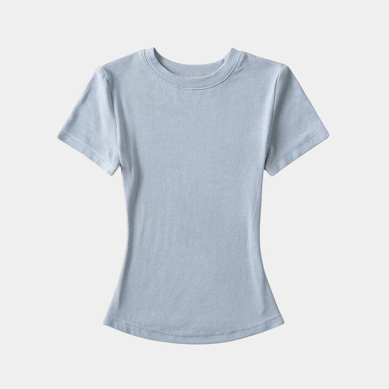 Gleame.-T-shirts & hemden-Gleame T-shirt - Vrouwelijke casual T-shirt met korte mouwen