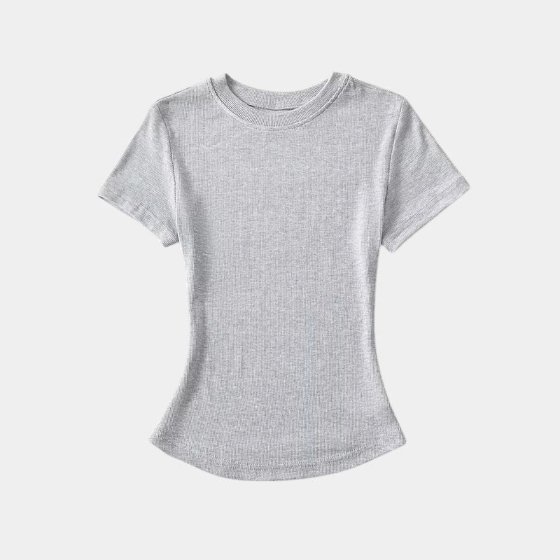 Gleame.-T-shirts & hemden-Gleame T-shirt - Vrouwelijke casual T-shirt met korte mouwen