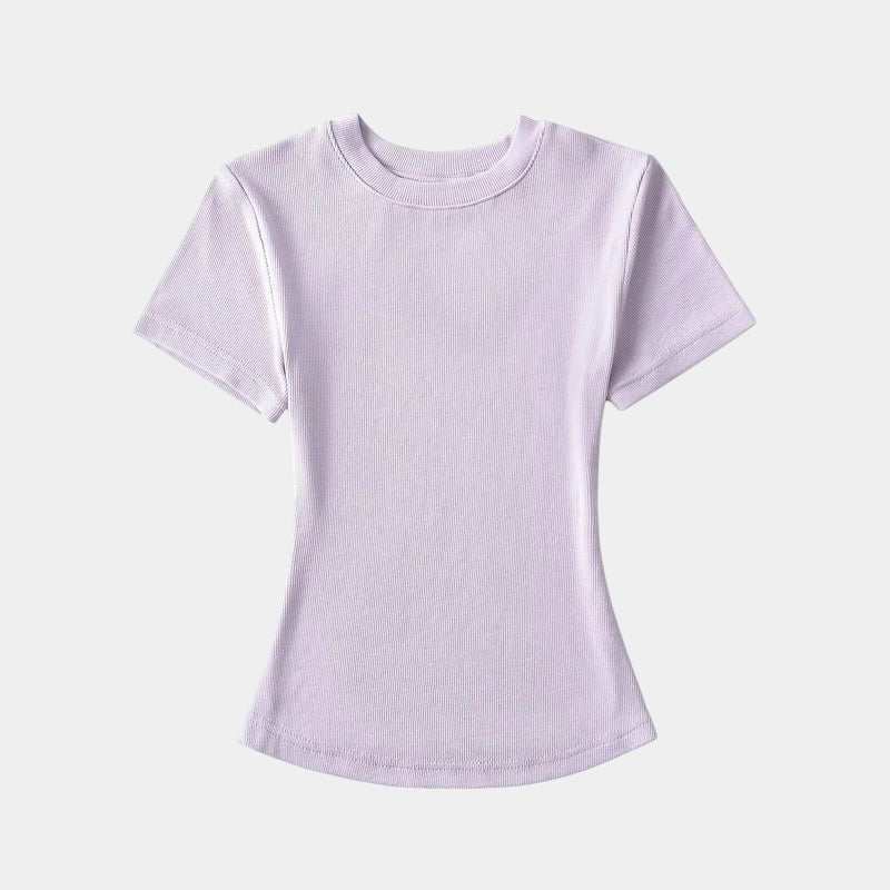 Gleame.-T-shirts & hemden-Gleame T-shirt - Vrouwelijke casual T-shirt met korte mouwen