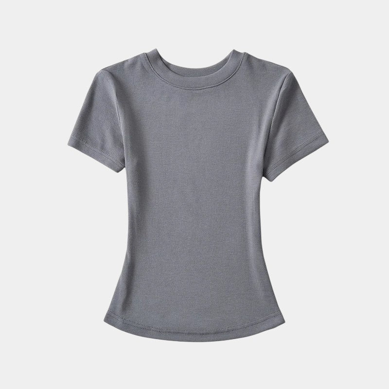 Gleame.-T-shirts & hemden-Gleame T-shirt - Vrouwelijke casual T-shirt met korte mouwen