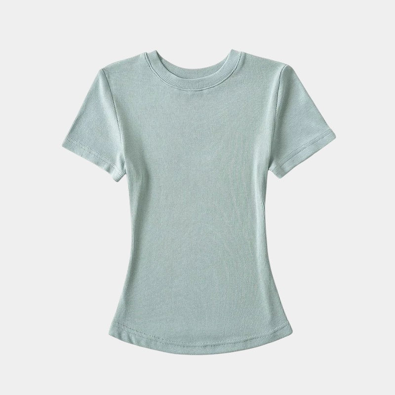 Gleame.-T-shirts & hemden-Gleame T-shirt - Vrouwelijke casual T-shirt met korte mouwen