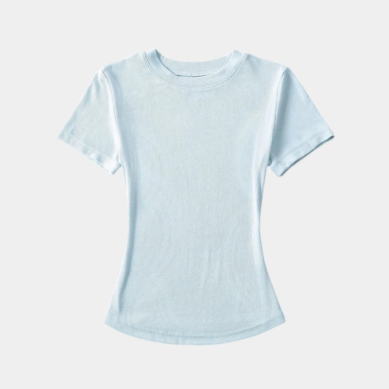 Gleame.-T-shirts & hemden-Gleame T-shirt - Vrouwelijke casual T-shirt met korte mouwen