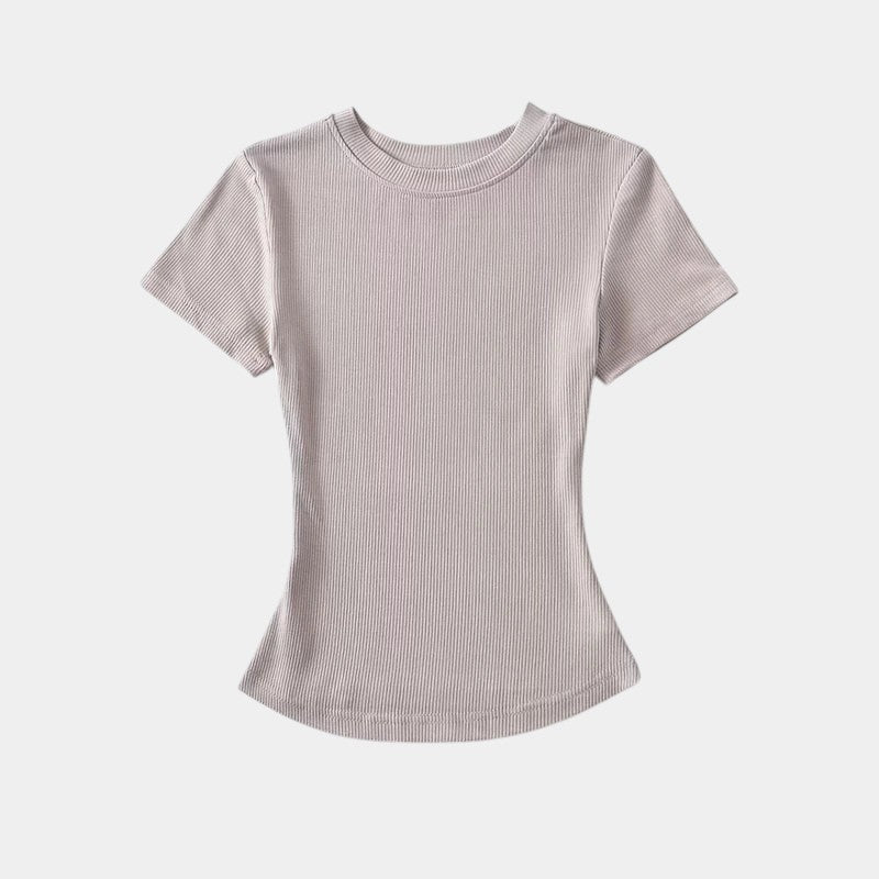 Gleame.-T-shirts & hemden-Gleame T-shirt - Vrouwelijke casual T-shirt met korte mouwen
