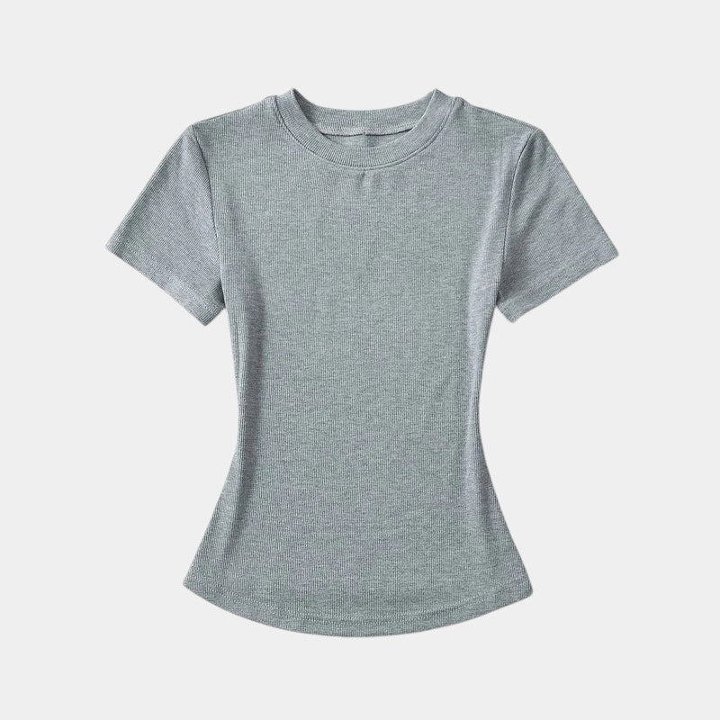 Gleame.-T-shirts & hemden-Gleame T-shirt - Vrouwelijke casual T-shirt met korte mouwen