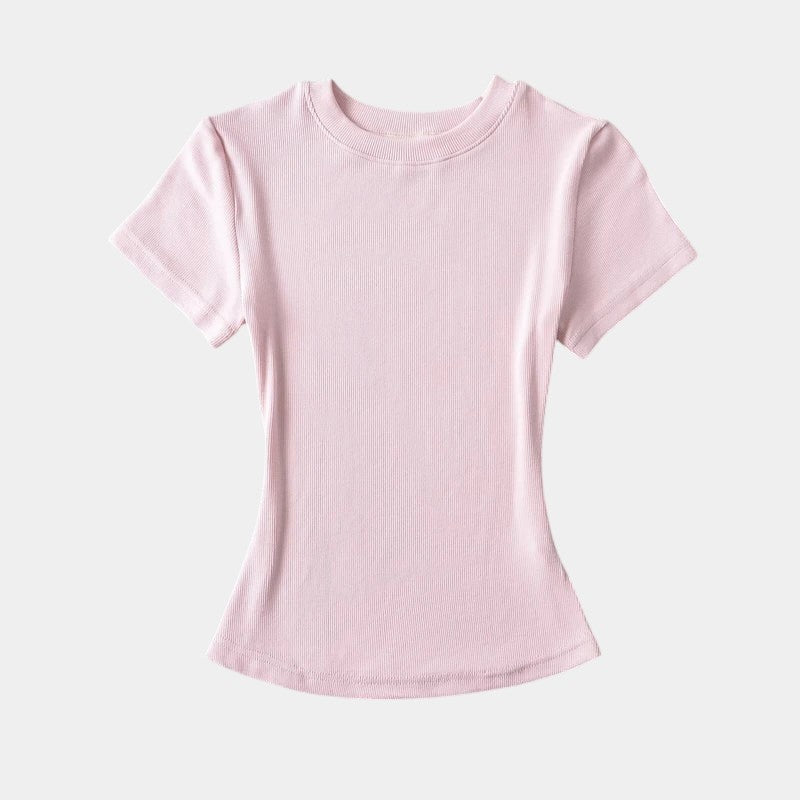 Gleame.-T-shirts & hemden-Gleame T-shirt - Vrouwelijke casual T-shirt met korte mouwen