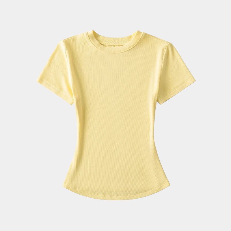 Gleame.-T-shirts & hemden-Gleame T-shirt - Vrouwelijke casual T-shirt met korte mouwen