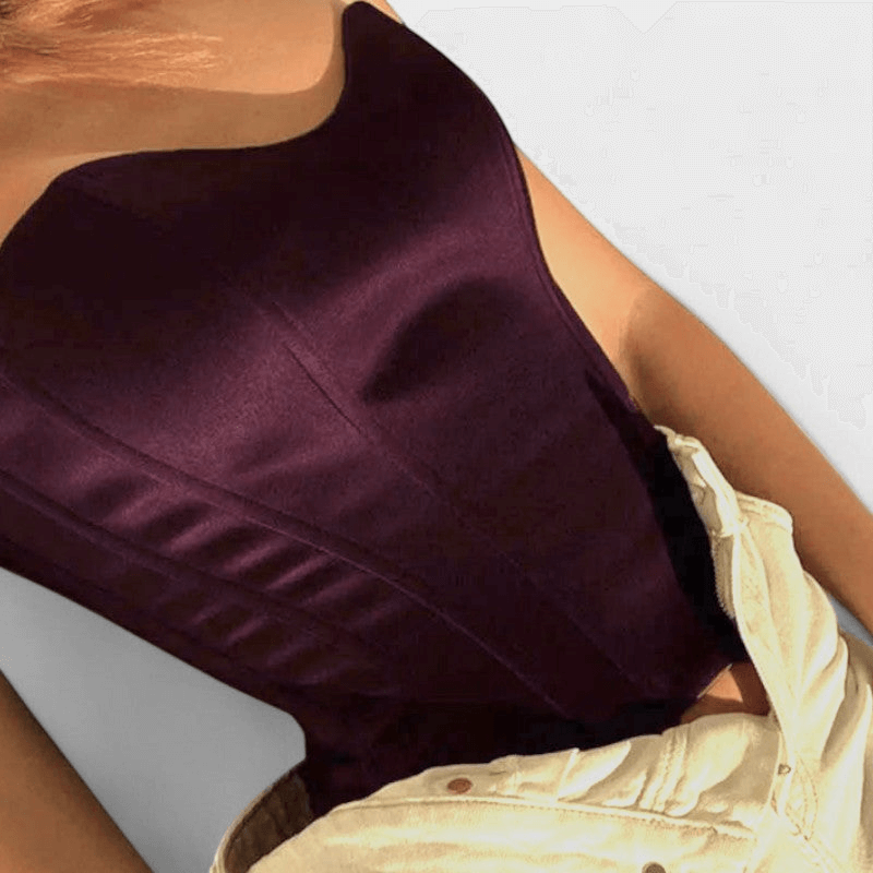 Gleame Top - Dames strapless slim top voor de zomer