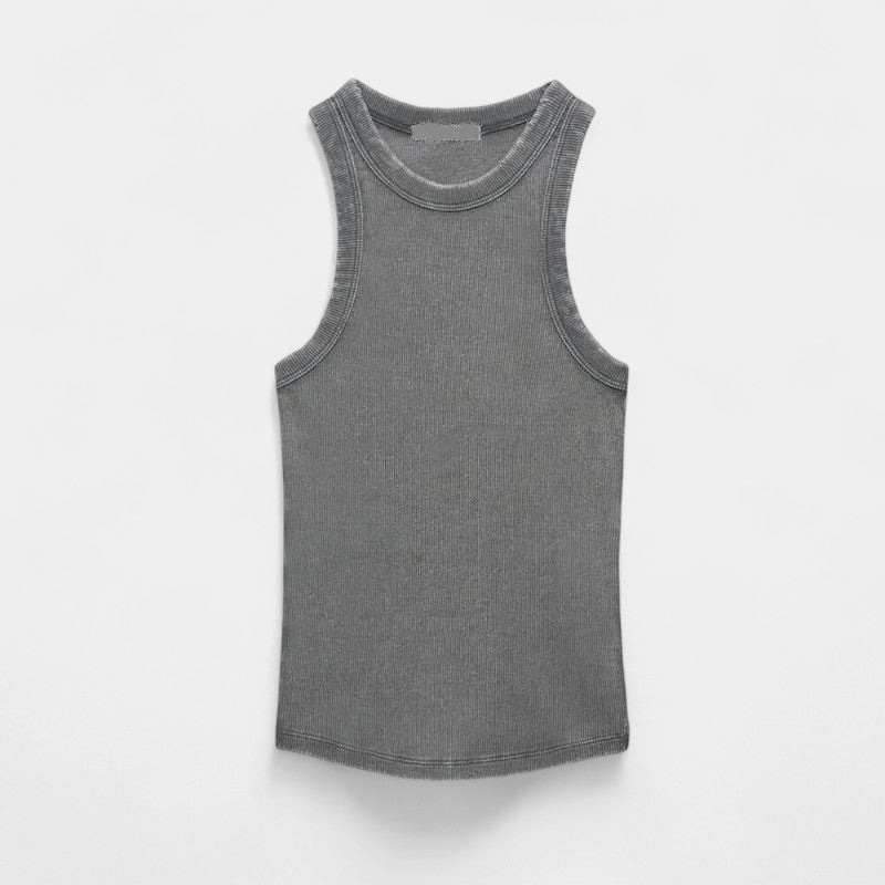 Gleame Top - Dames tanktop met ronde hals