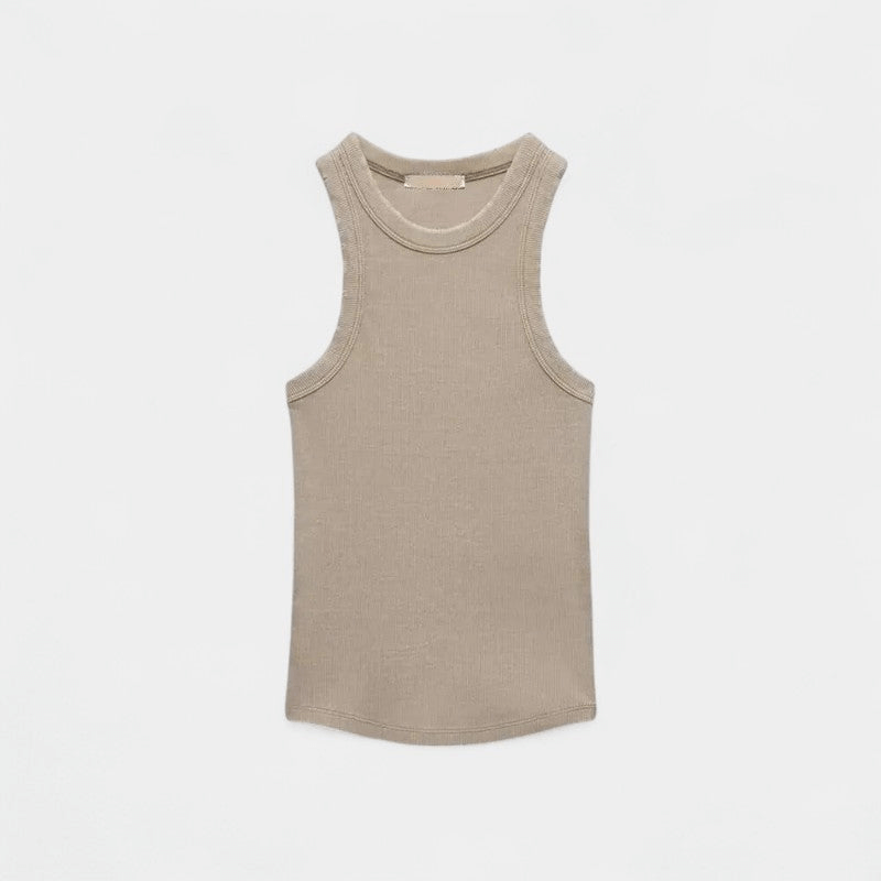 Gleame Top - Dames tanktop met ronde hals