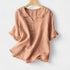 Gleame.-T-shirts & hemden-Gleame Tops - Casual top in effen kleuren van katoen