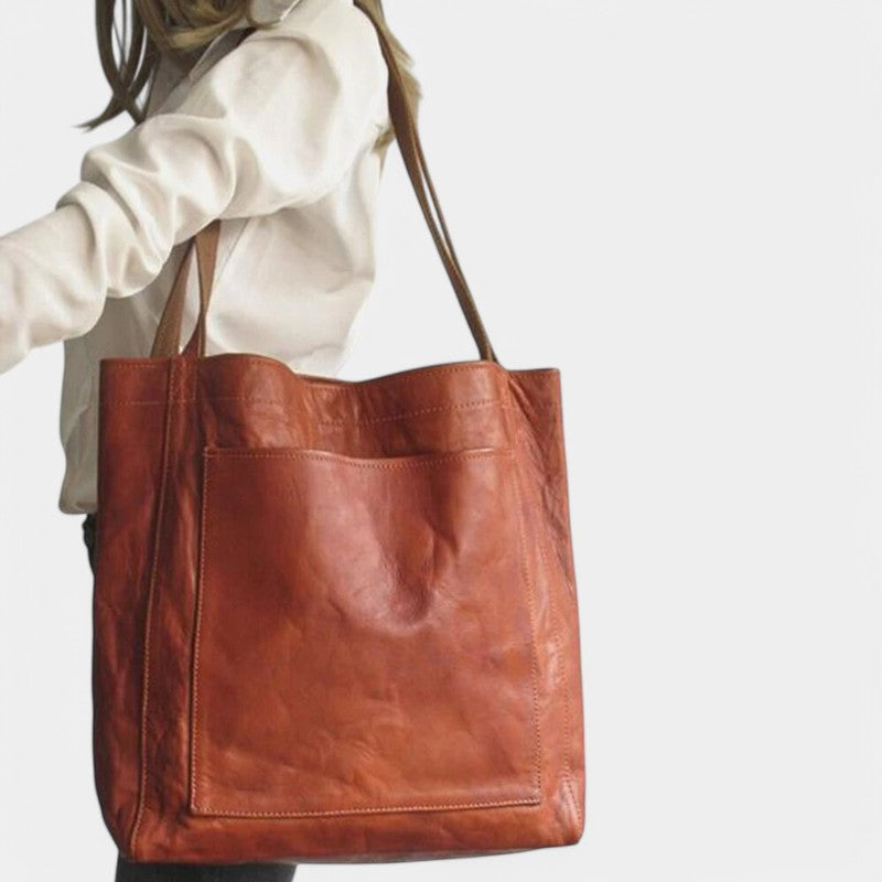 Gleame.-Tassen-Gleame Leren tas - Elegante leren tas met luxe uitstraling en vlekbestendige binnenkant