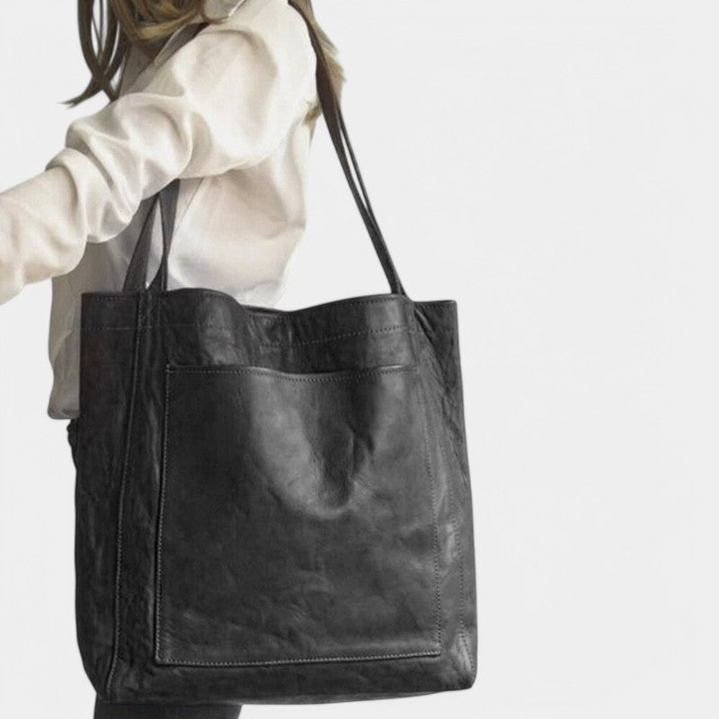 Gleame.-Tassen-Gleame Leren tas - Elegante leren tas met luxe uitstraling en vlekbestendige binnenkant