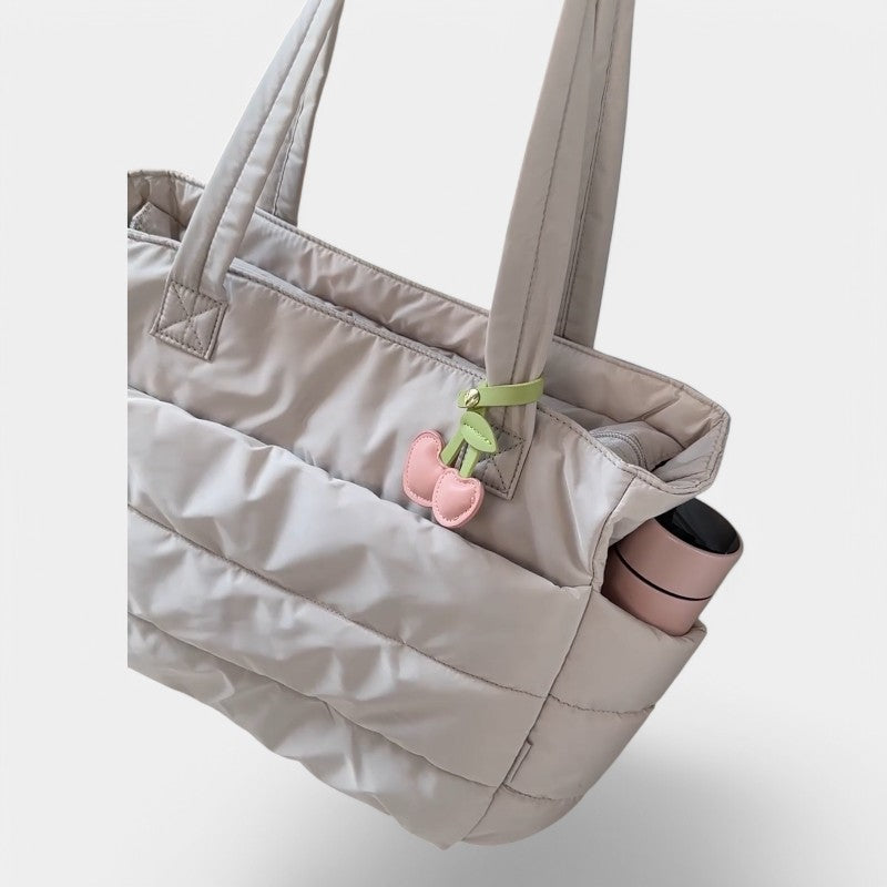 Gleame.-Tassen-Gleame Puffer Tote Bag - Stijlvolle tas voor vrouwen met puffy ontwerp