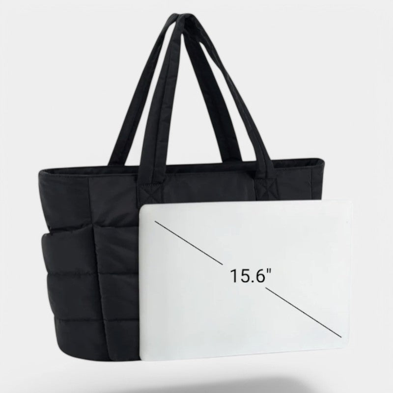 Gleame.-Tassen-Gleame Puffer Tote Bag - Stijlvolle tas voor vrouwen met puffy ontwerp