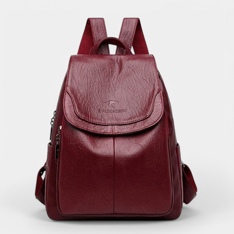 Gleame.-Tassen-Gleame Rugzak - Grote capaciteit leren rugzak voor vrouwen