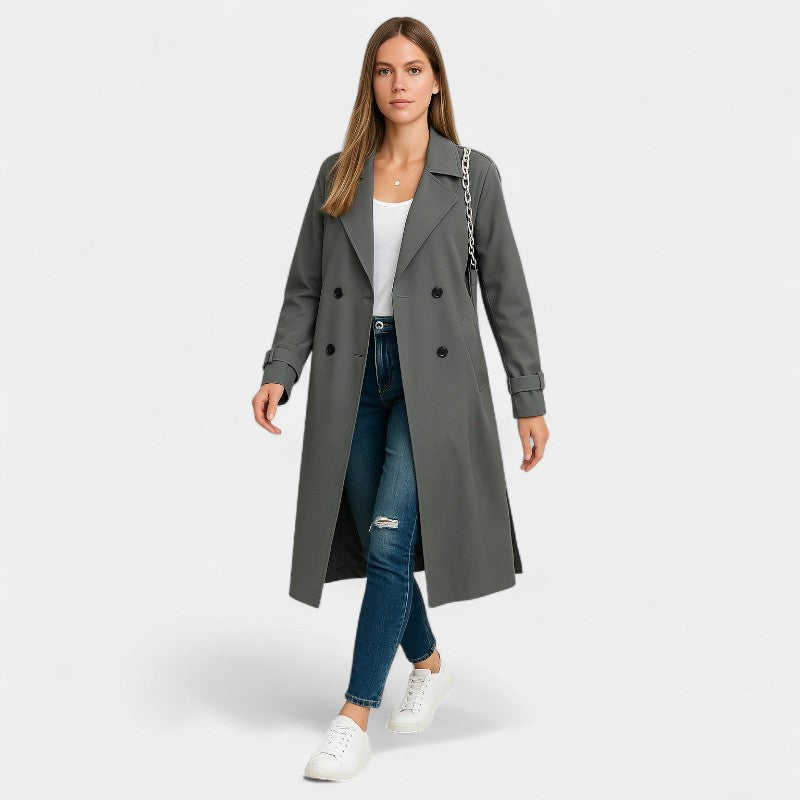 Gleame Trench Coat Gleame trenchcoat Elegante trenchcoat