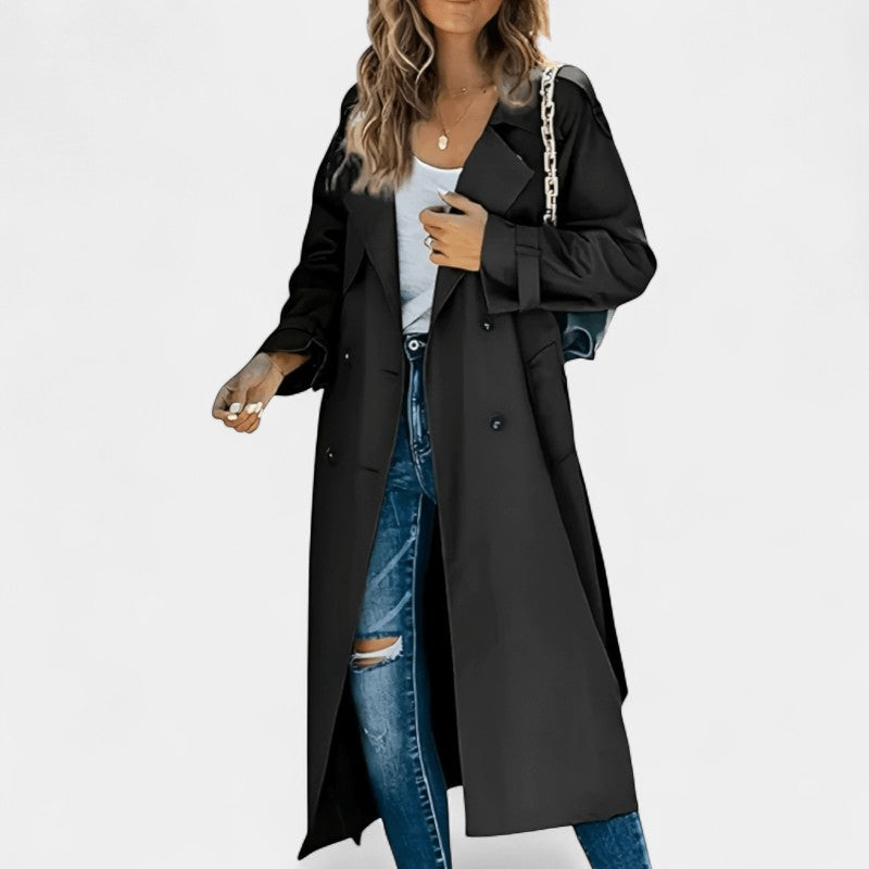 Gleame Trench Coat Gleame trenchcoat Elegante trenchcoat
