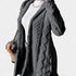 Gleame.-Truien & Vesten-Gleame Damesvest - Casual vest met capuchon en knoopsluiting