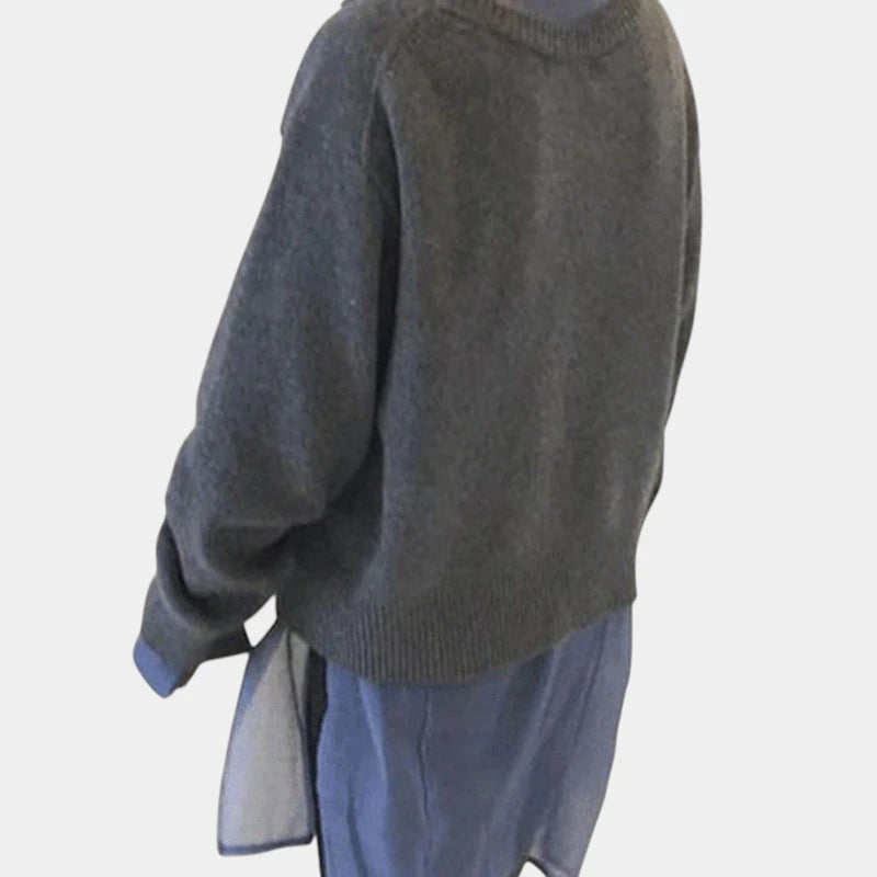 Gleame.-Truien & Vesten-Gleame Damesvest - Gebreid vest met knoopsluiting en comfortabele pasvorm