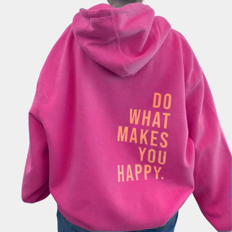 Gleame.-Truien & Vesten-Gleame Hoodie - Relaxed fit van zachte katoenmix met capuchon