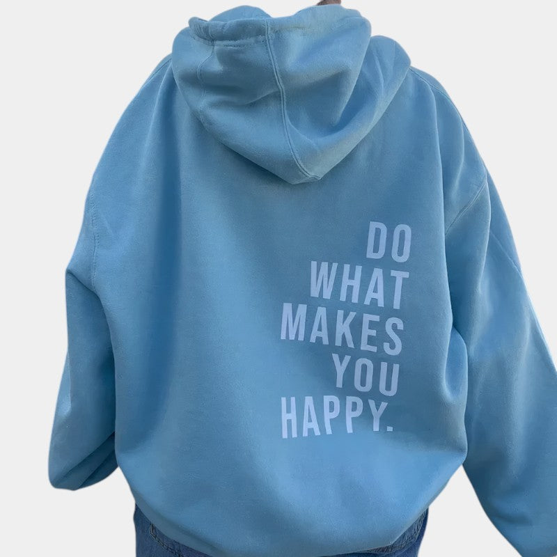Gleame.-Truien & Vesten-Gleame Hoodie - Relaxed fit van zachte katoenmix met capuchon